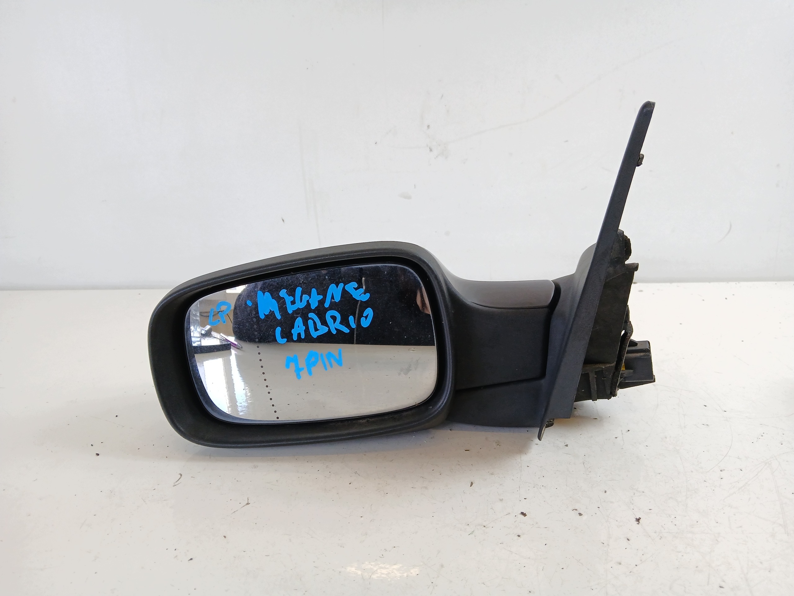 RENAULT MEGANE II CABRIO mirror left 7 PIN black,