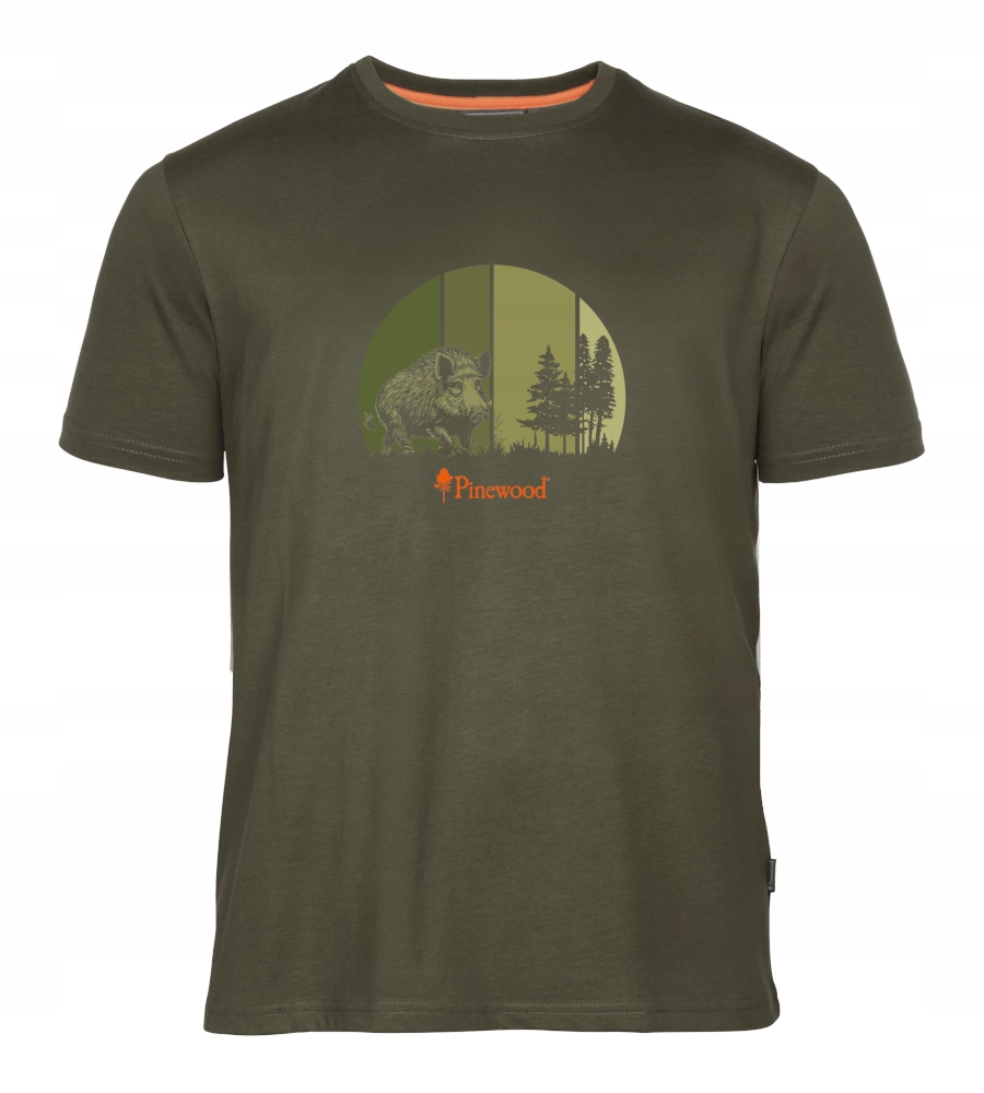 T-shirt Pinewood Wild Boar 5467 Zieleń Oliwkowa -XL