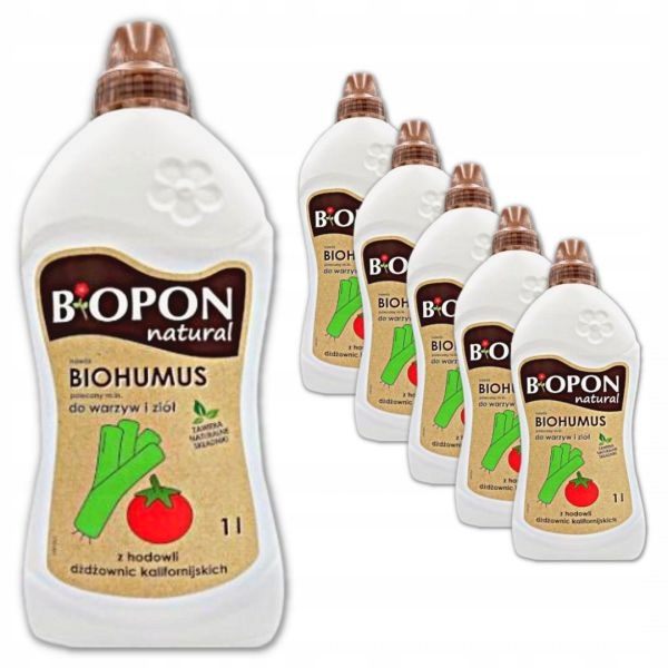 Nawóz do warzyw i ziół Bopon natural Biohumus x 6