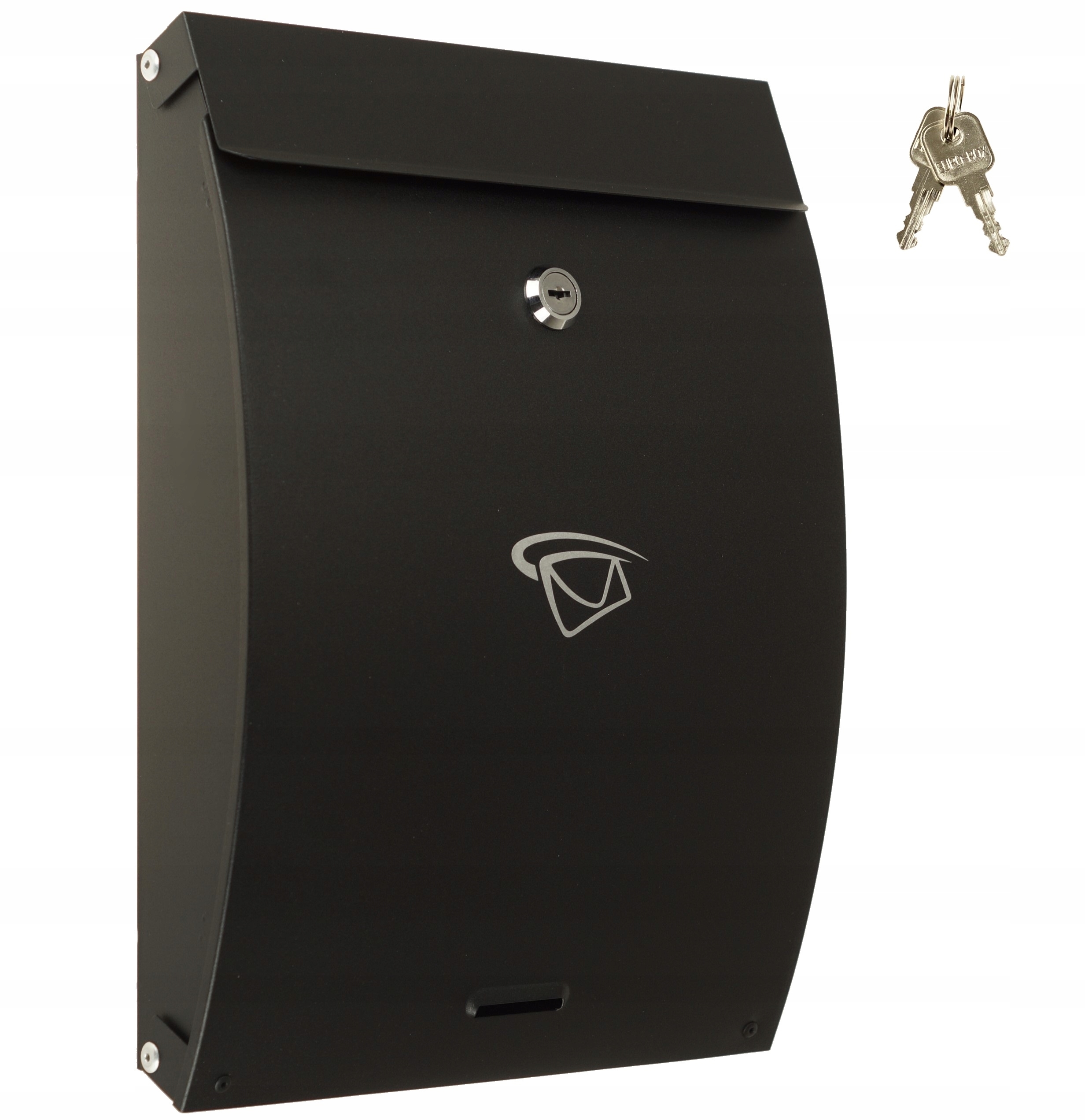 Poštovní Schránka Poštovní Vhazovačka 35 x 25 CM Velká Černá Polská