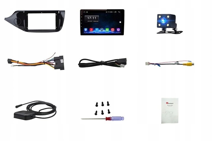 Radio 9' ANDROID KIA CEED GPS WiFi PL 4/64 LTE SIM Radio informacja RDS pasmo FM