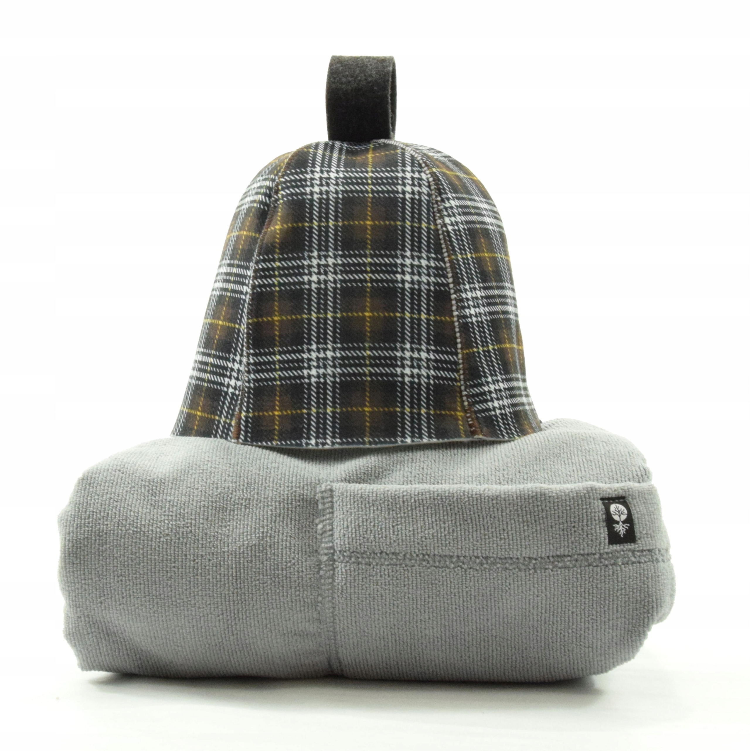 Plstěná čepice do sauny Kilt Set do sauny pro muže, 2dílná, L