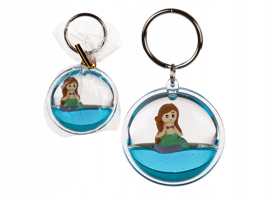 Brelok z płynem i syrenką Marka inna