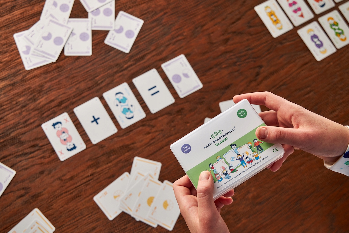 Karty Grabowskiego Ułamki - 9 gier Kod producenta Ułamki