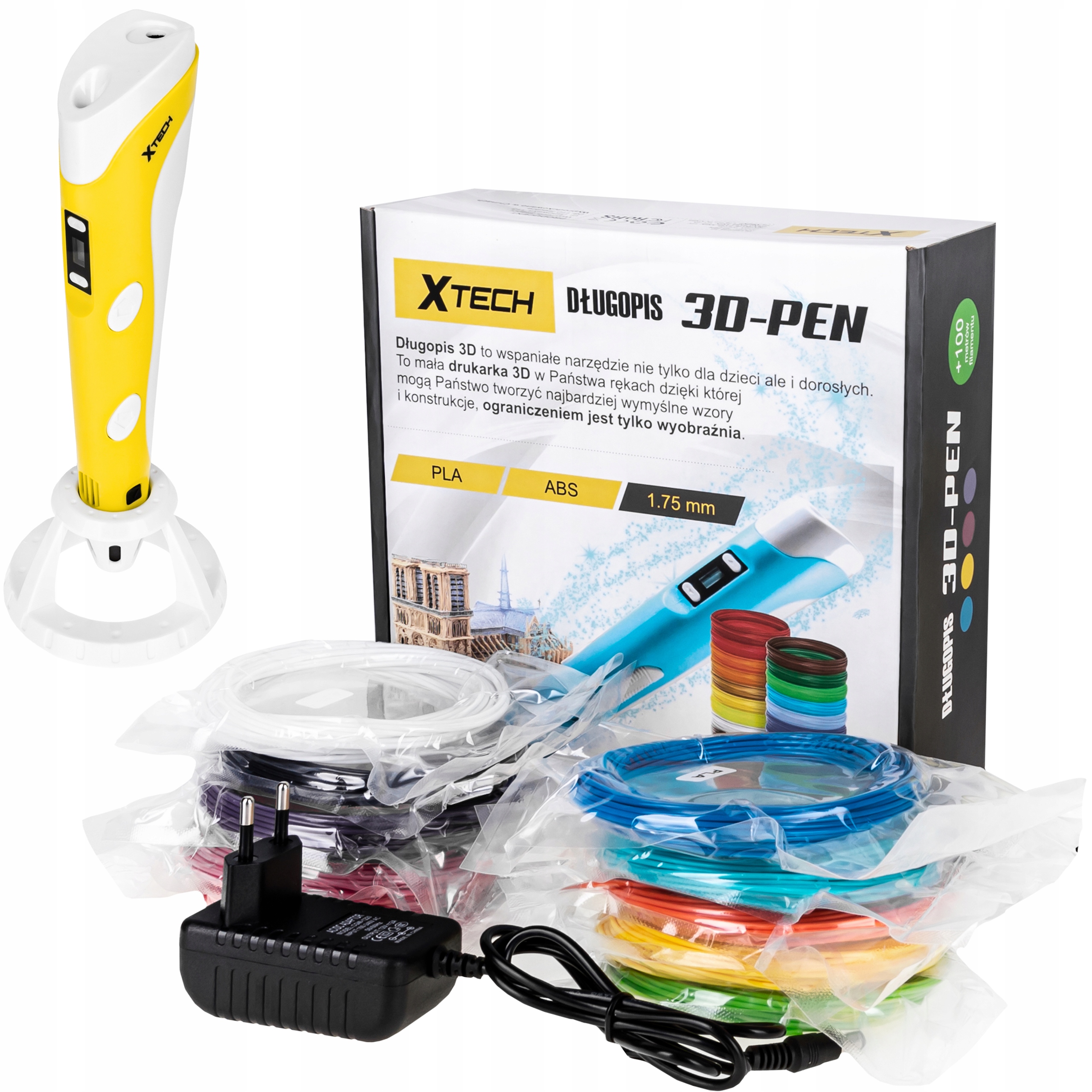 

Drukarka 3D Długopis 3D Pen 2 Generacja 100M Wkład