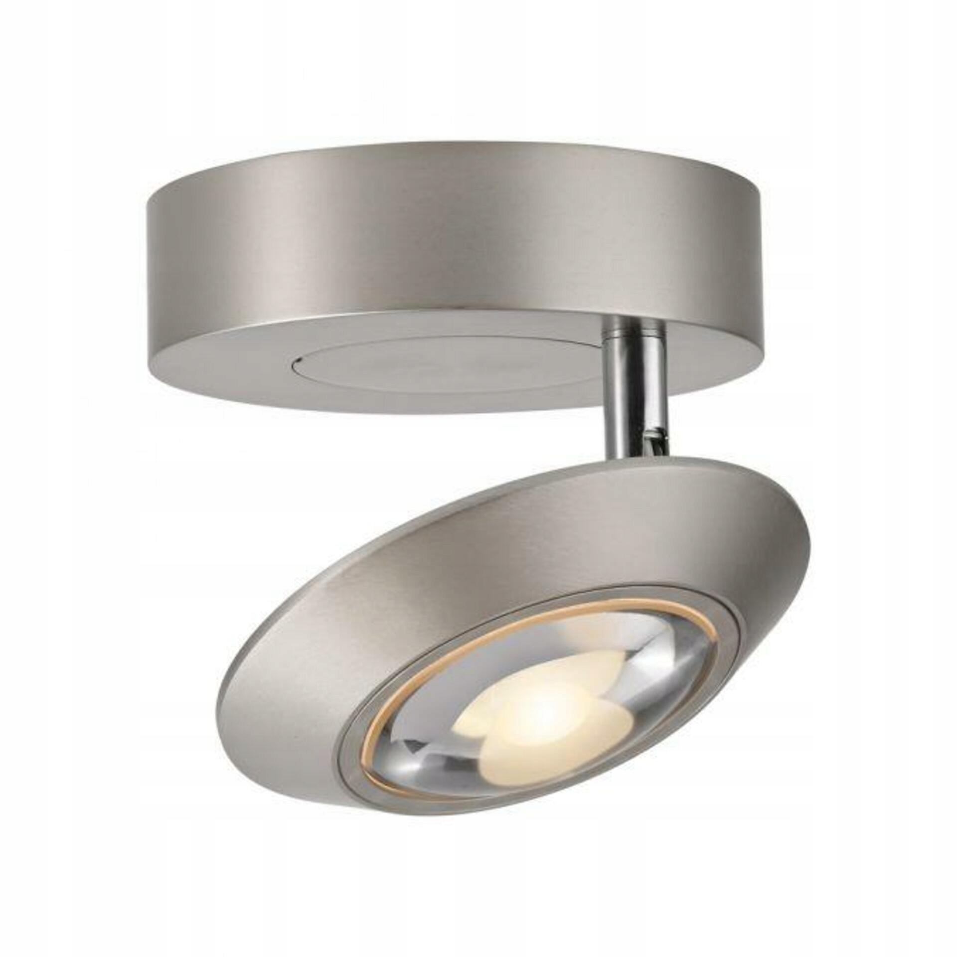 Paul Neuhaus Led stropné svietidlo Pure Oculis, metalická sivá, stmievateľné,
