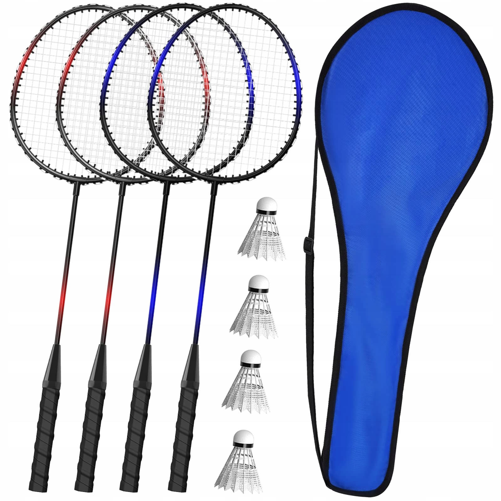 Badmintonová sada Keehoo 4 Rakety pro děti i dospělé Lehké a stabilní