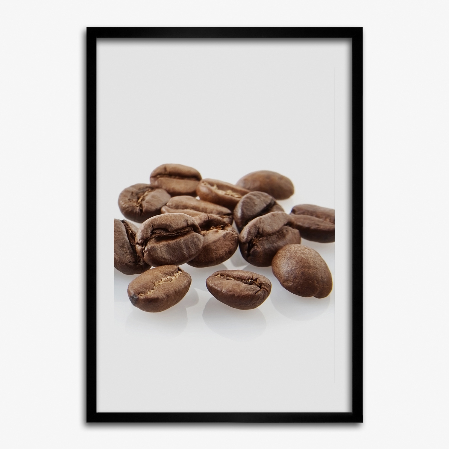 Foto rámeček s grafikou na zeď Kávová zrna 70 x 100 cm