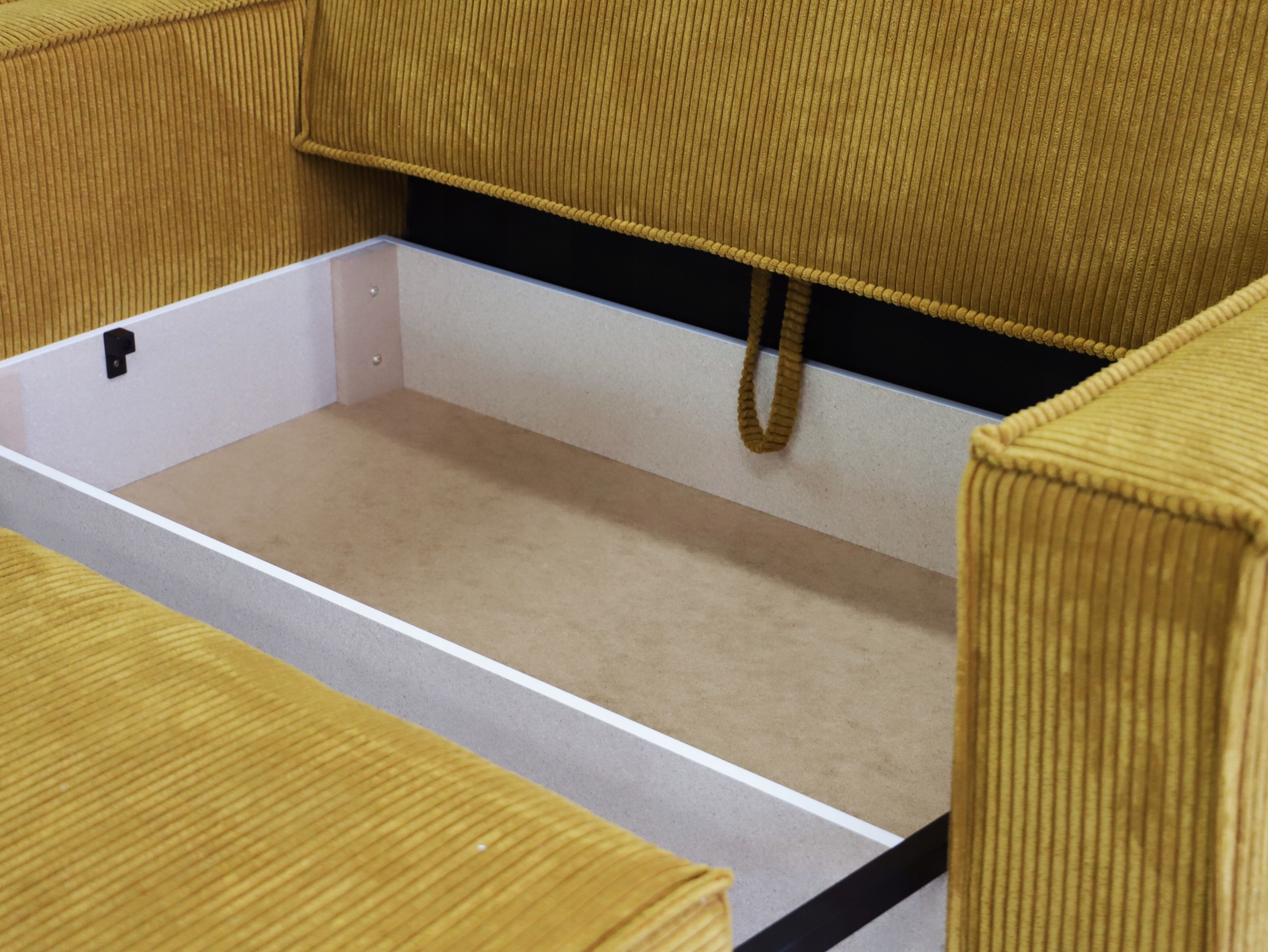 welurowa sofa VIGA II STAR tapczanik rozkładany Wysokość mebla 88 cm