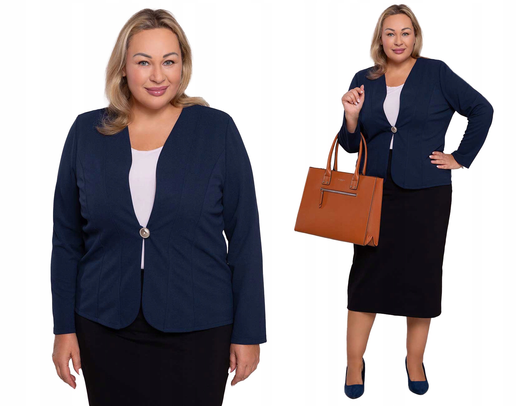 Formální tmavě modré sako 64