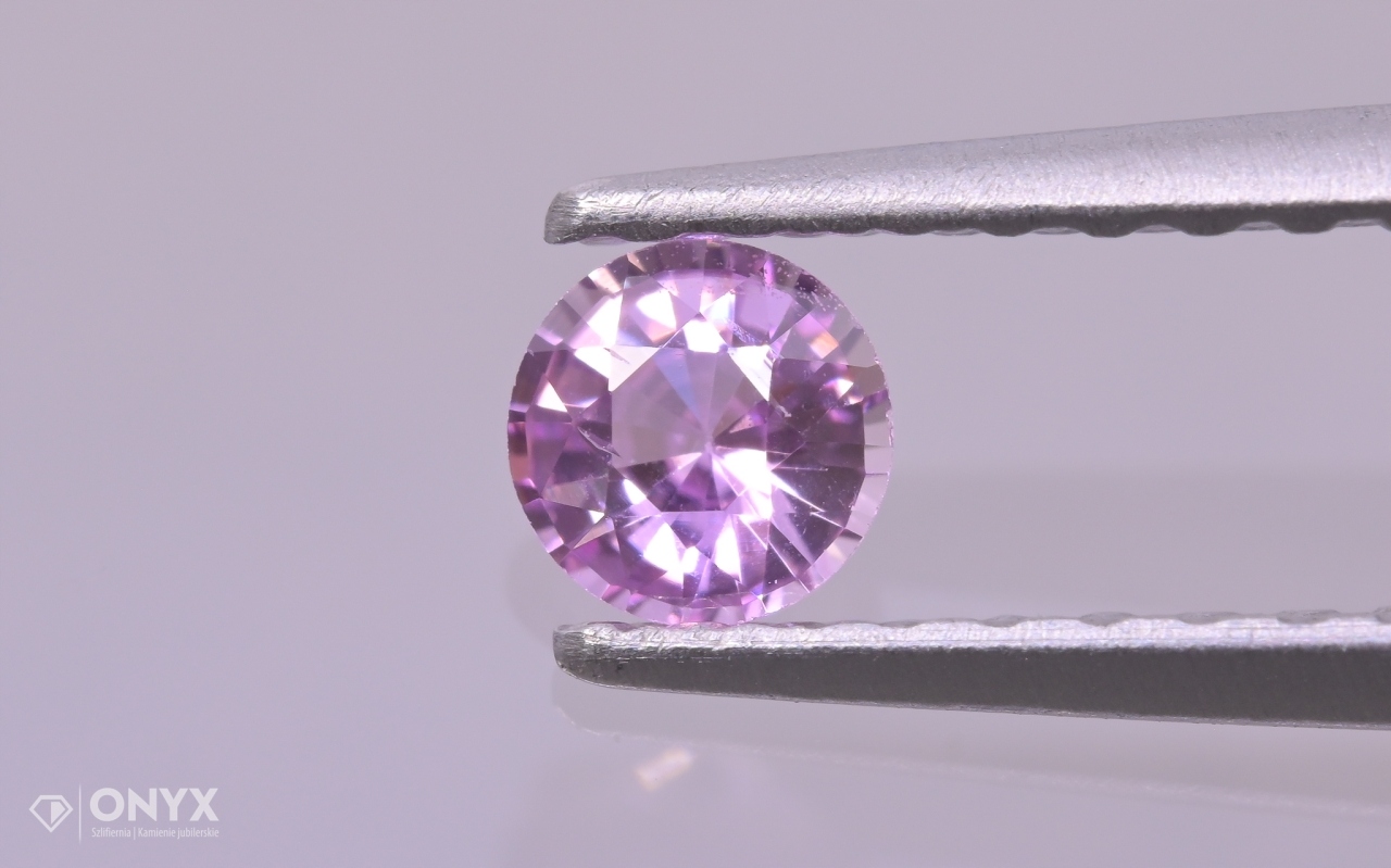 Fazetovaný safír kulatý fi 3,5 mm