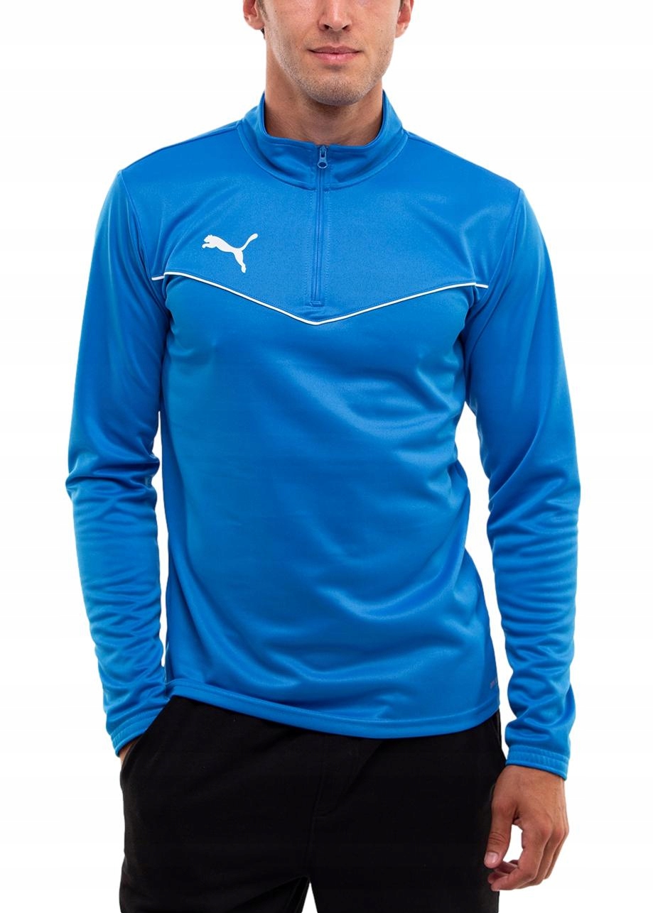 Puma pánská rozepínací mikina sportovní tréninková pohodlná teamRISE 1/4 vel. M