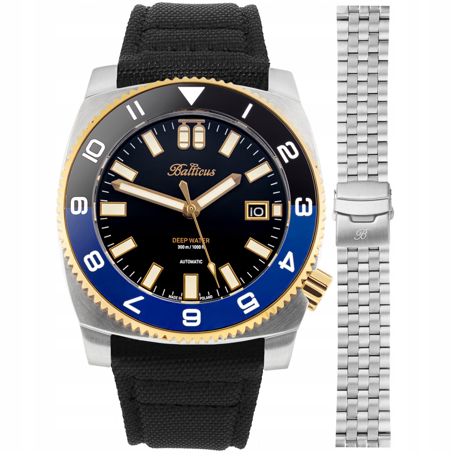 Pánské Hodinky Balticus Bal-dwobbg-p černý pásek