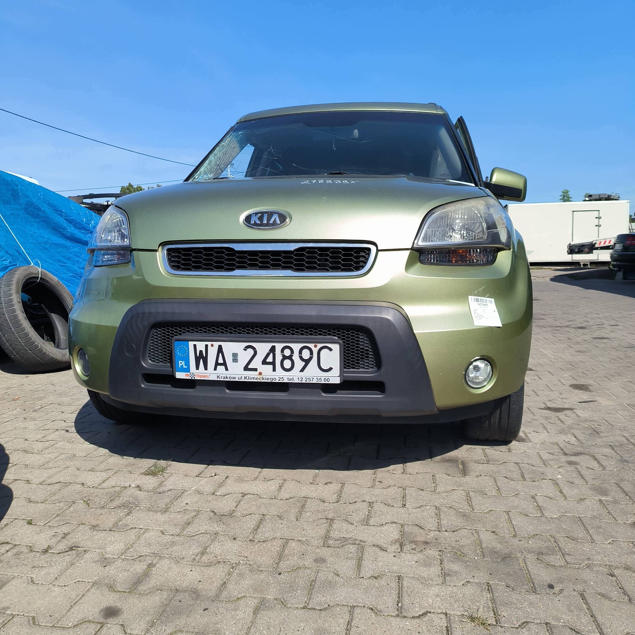 bumper front KIA SOUL 2009 DO MALOWANIA