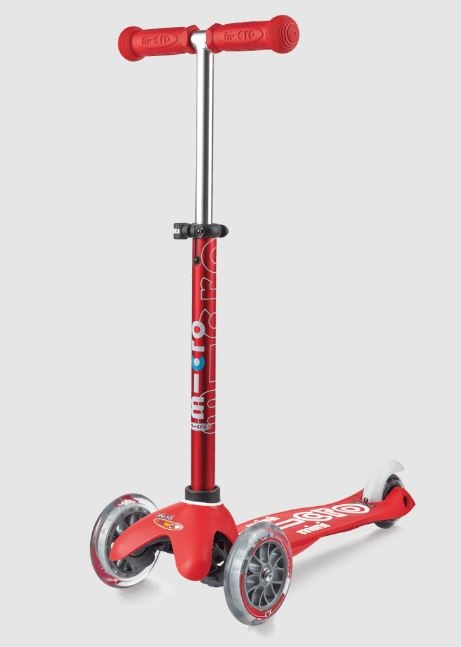 HULAJNOGA MINI MICRO DELUXE Trójkołowa Czerwona Marka Micro