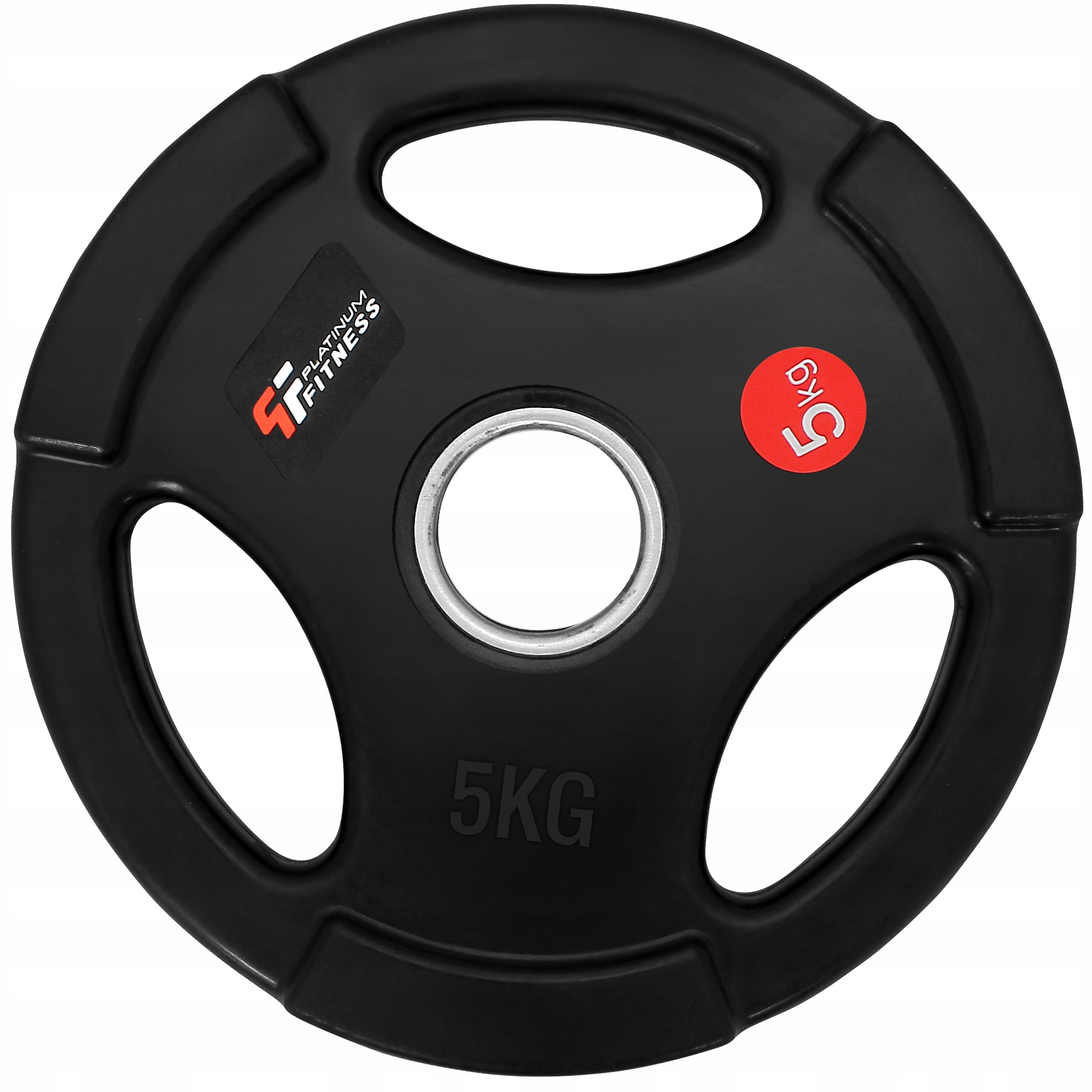 PLATINUM FITNESS ZESTAW OBCIĄŻENIA 120 KG OLIMPIJSKIE OGUMOWANE 50 MM Marka Platinum Fitness