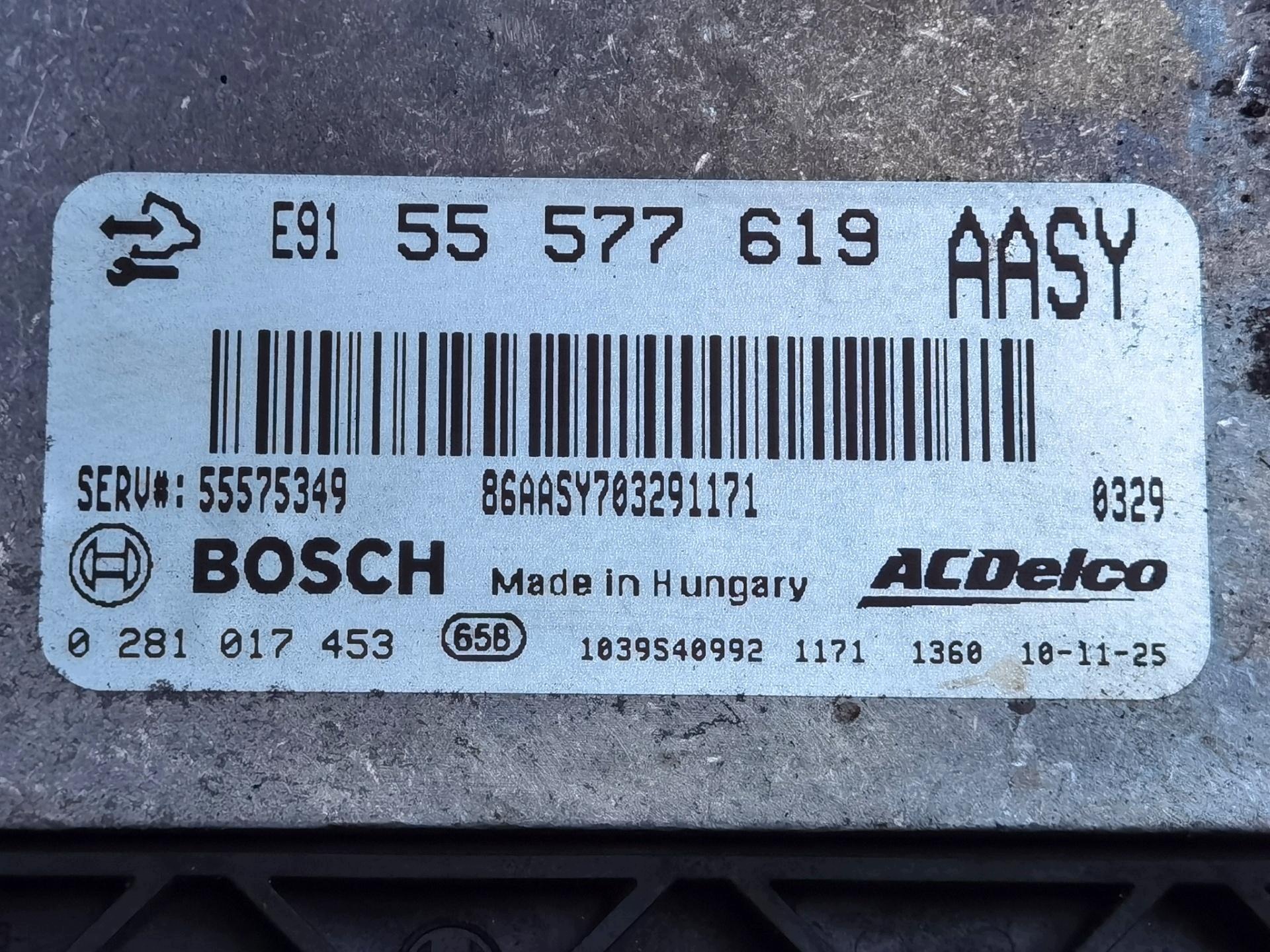 control unit of the engine Opel Insignia A 2010 9155577619
