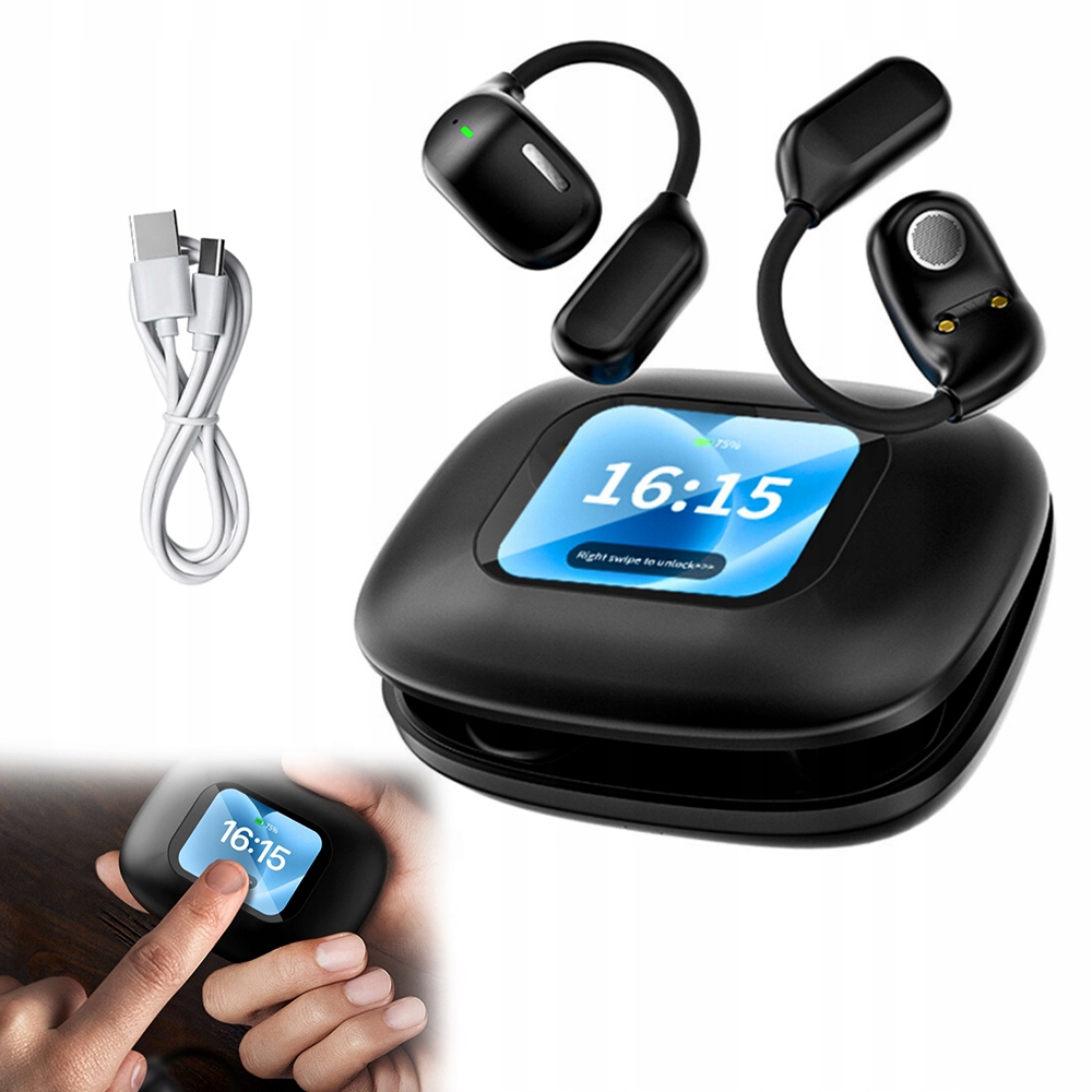 Słuchawki bezprzewodowe bluetooth Tłumacz jeżyków Do Sportów I Rozmów