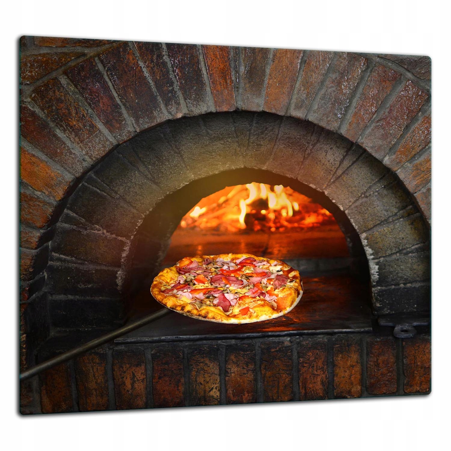 Skleněná Ochranná Deska Panel Lepidlo 65x60 Pizza Lacobel 7v1