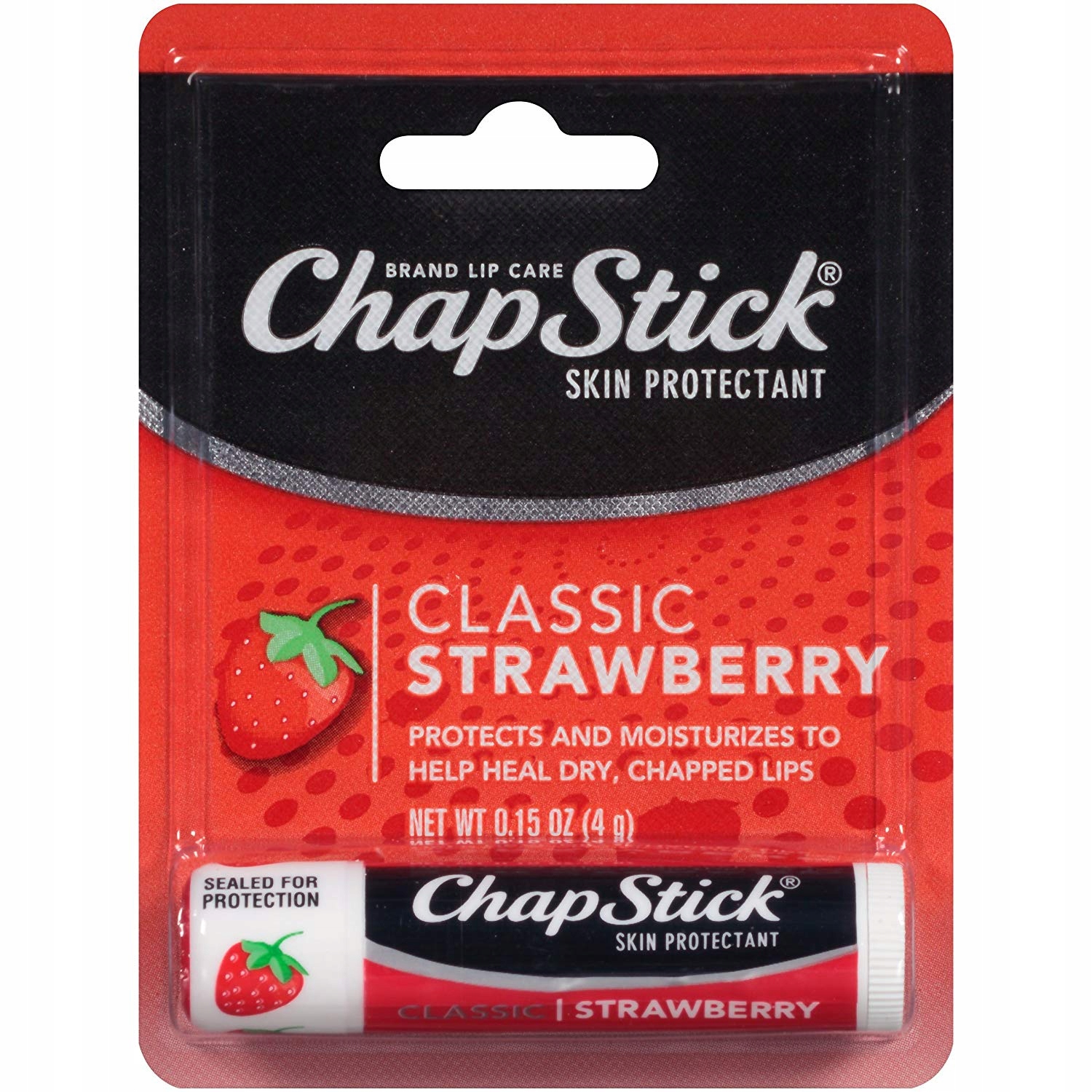 CHAPSTICK BALSAM DO UST TRUSKAWKA STRAWBERRY BLIST