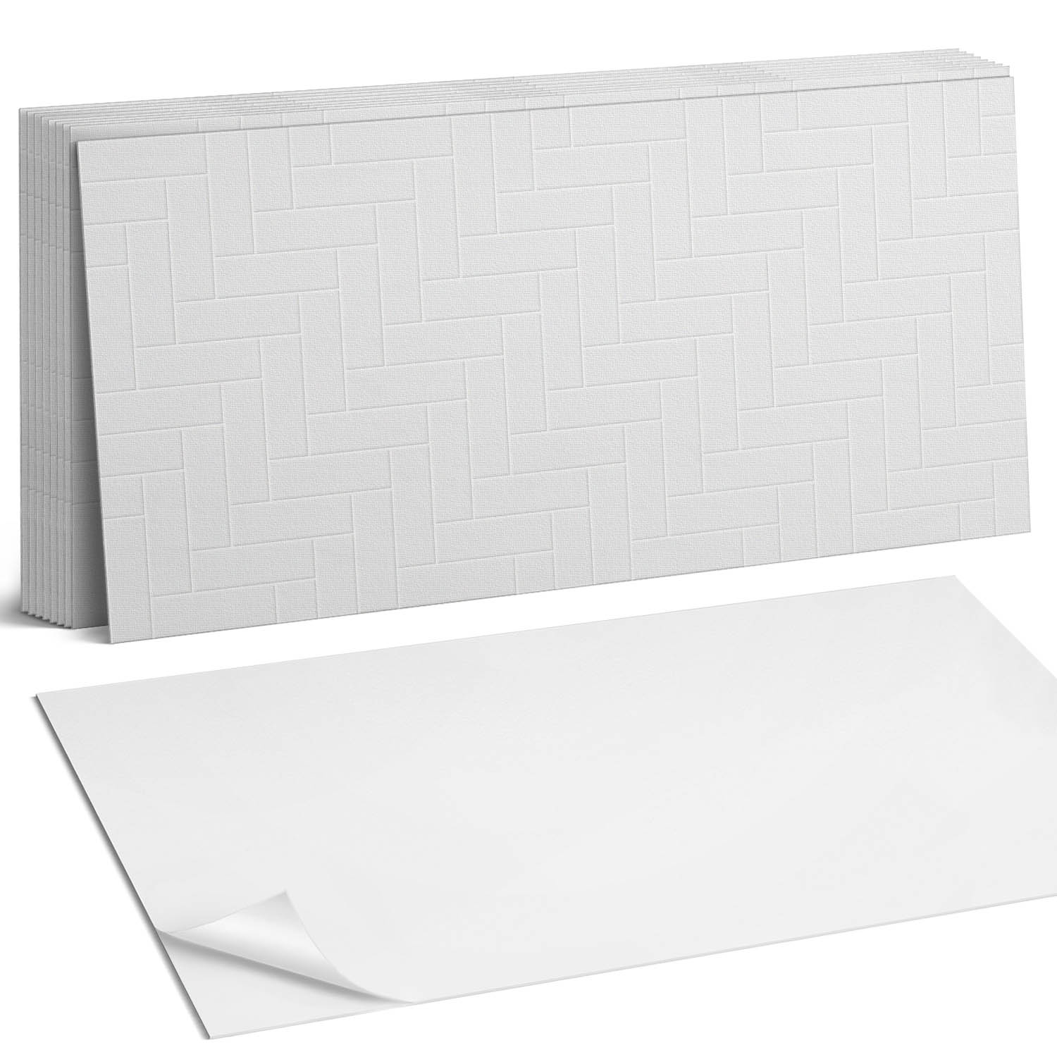 Balíček dlaždic Vinyl Cihlové motivy v klasické jedle 10 x 40 x 20 cm