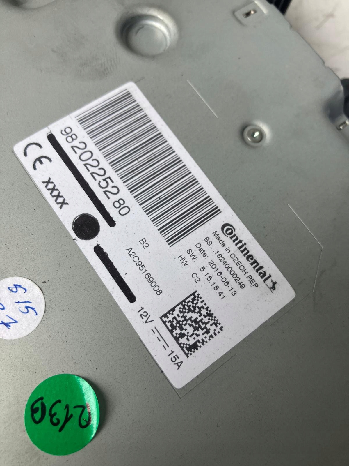 RADIO navigation CITROEN C4 PICASSO II 9820225280