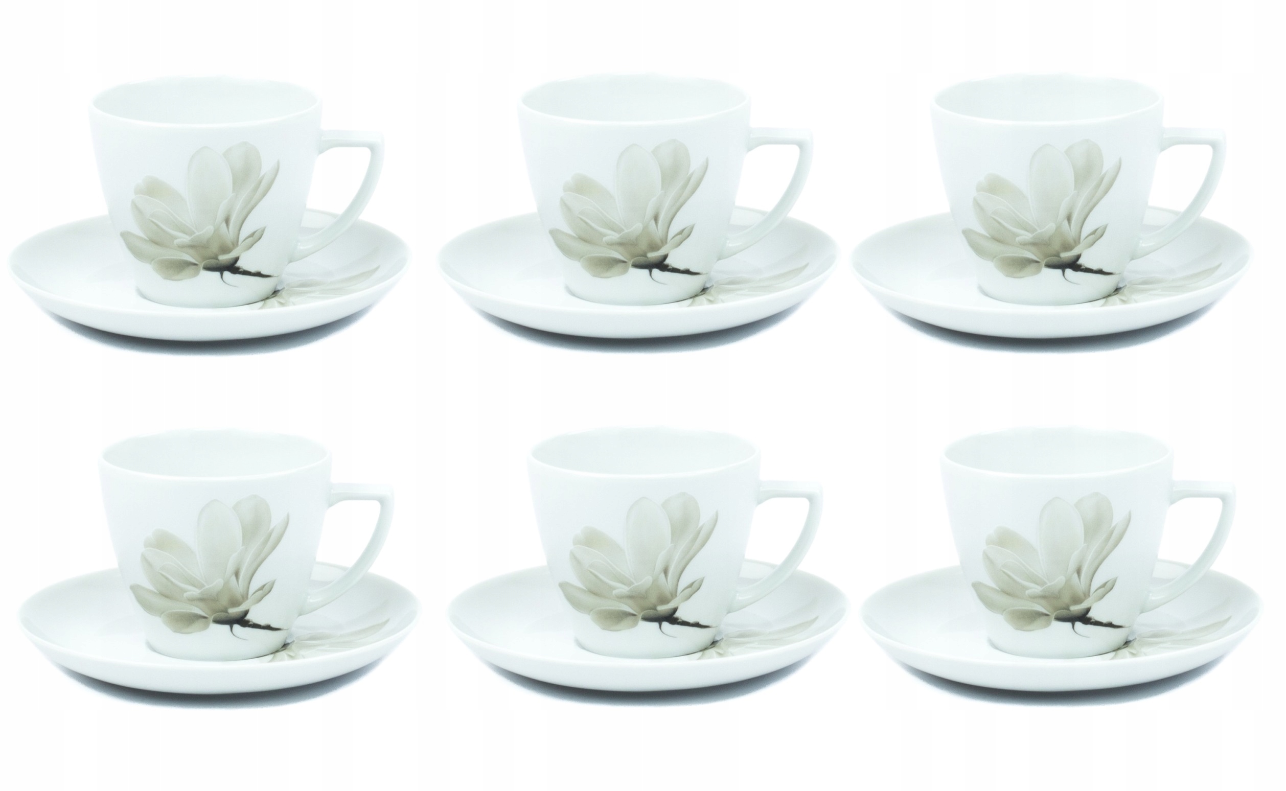 

Lubiana Magnolia Zestaw 6 Filiżanek 350 ML+ Spodki