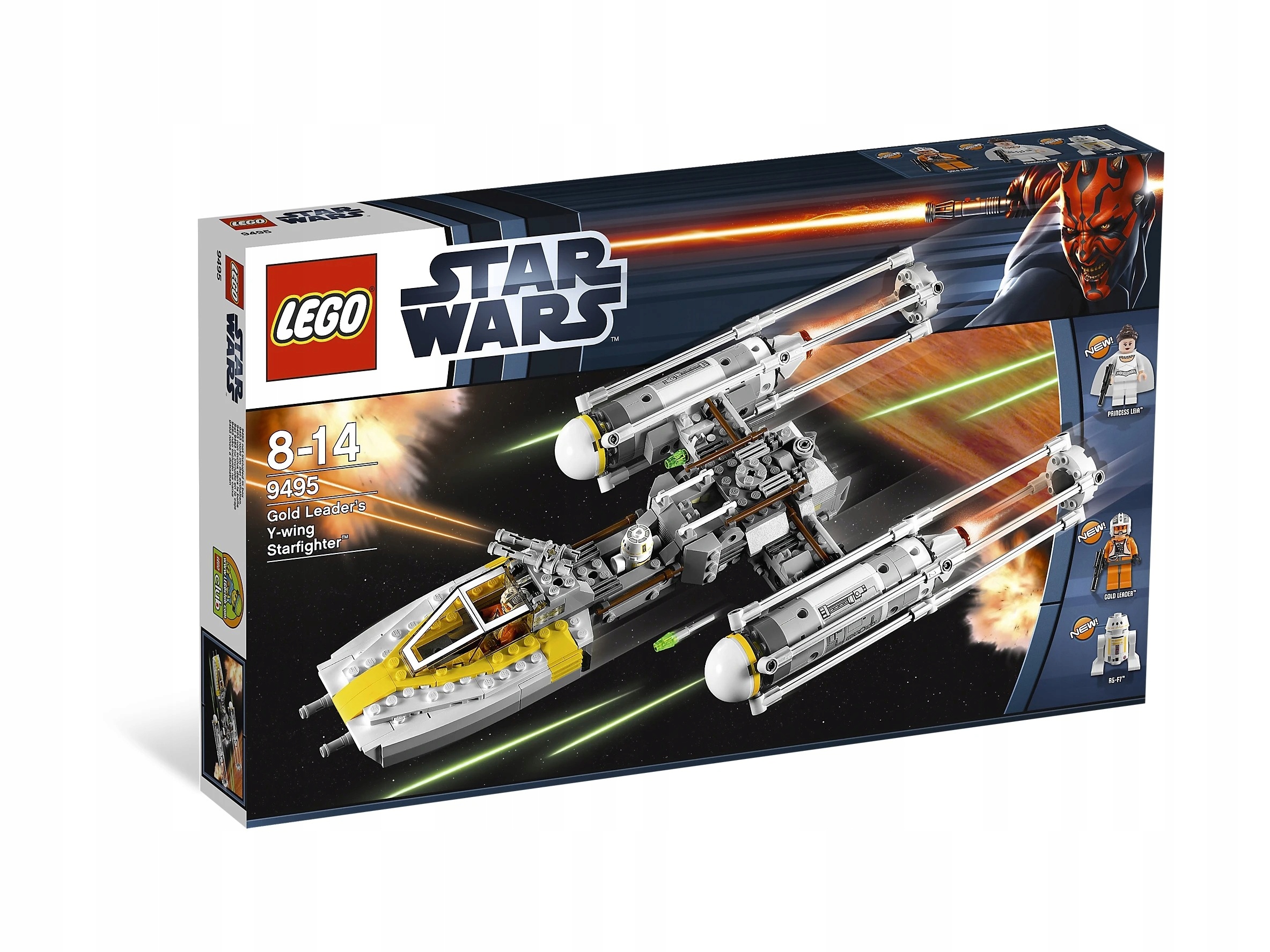 Klocki Lego Star Wars Zestaw Gold Leader’s Y-Wing Starfighter 9495