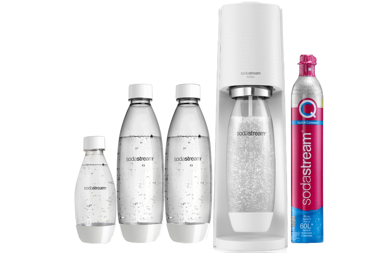 Zestaw SodaStream Terra Megapack biały 3 butelki