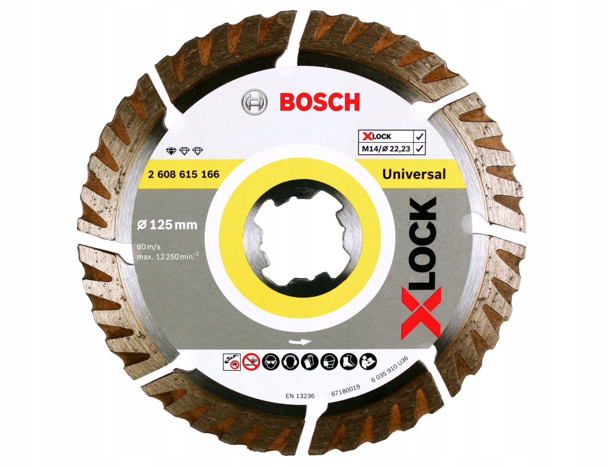 

Bosch Tarcza Diamentowa 125mm X-lock beton cegła