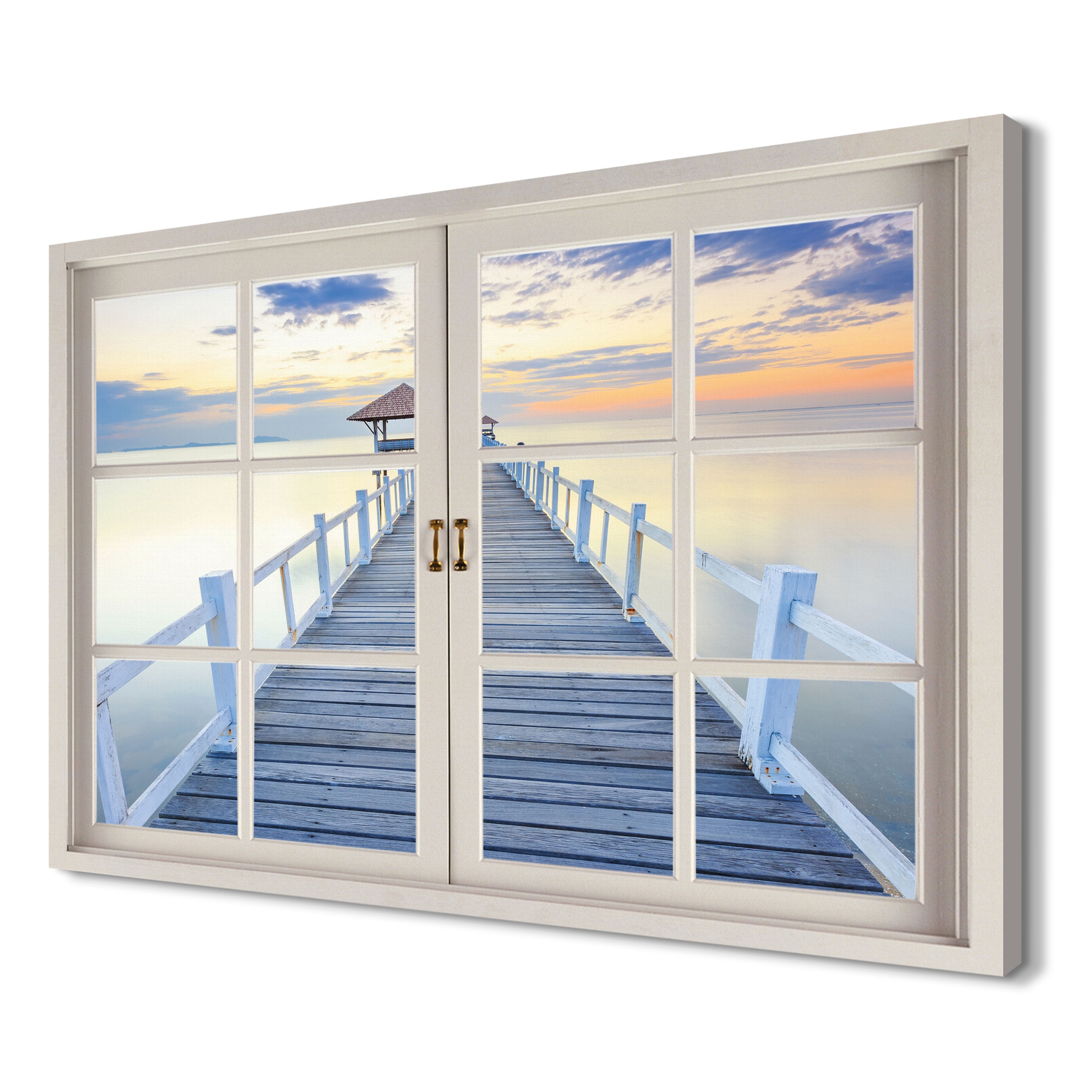 

Molo Morze do jadalni 120x80 Canvas 3d na ścianę