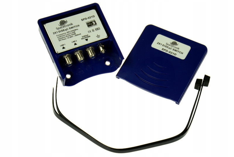 Przełącznik DiSEqC Switch 2/1 Spacetronik SPD-021 Kod producenta SPD-021O