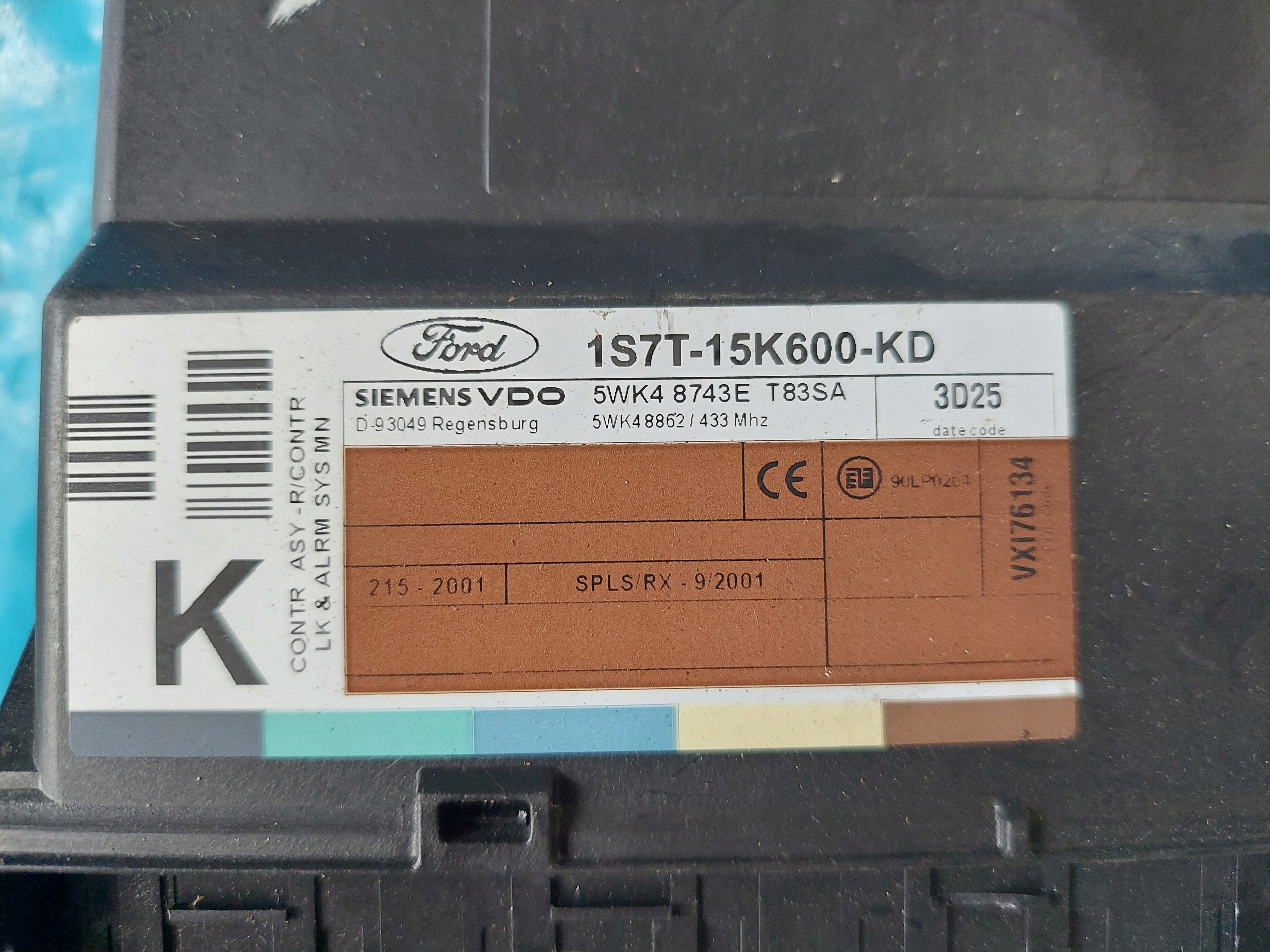 MONDEO MK 3 1S7T15K600KD Unité commande confort