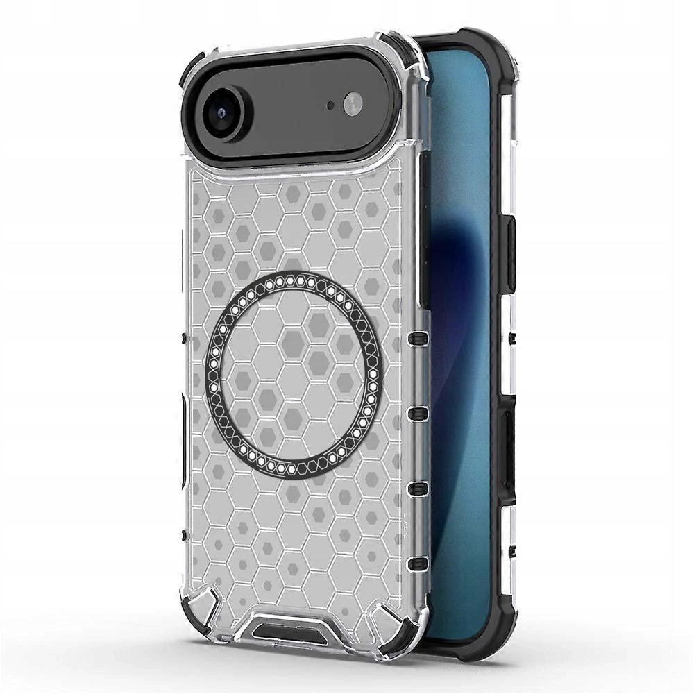 Techsuit HoneyComb Shield MagSafe ochronne etui na iPhone 17 Air białe