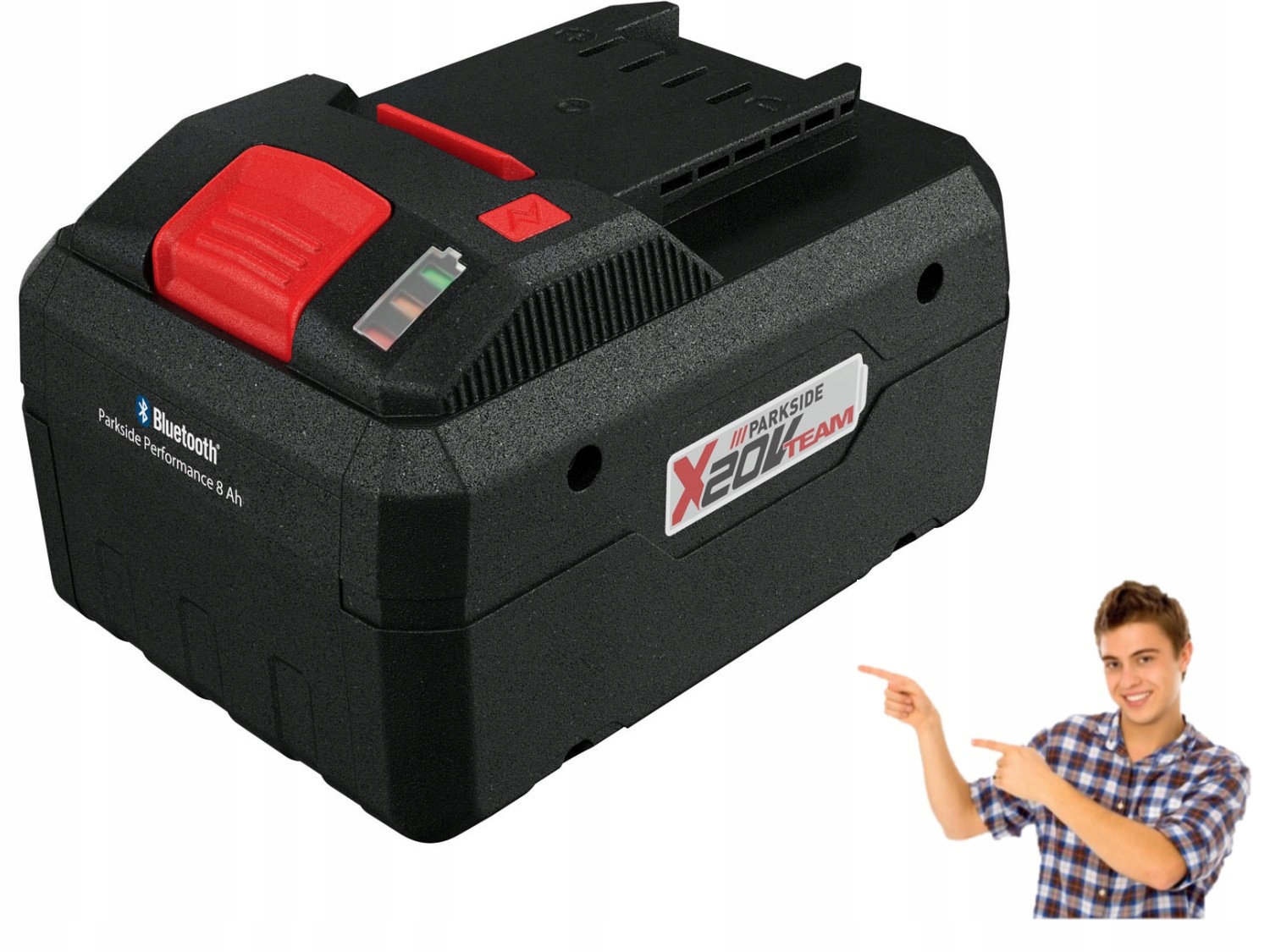 AKUMULATOR PARKSIDE PERFORMANCE 20V 8Ah SMART NAJNOWSZY MODEL Bluetooth