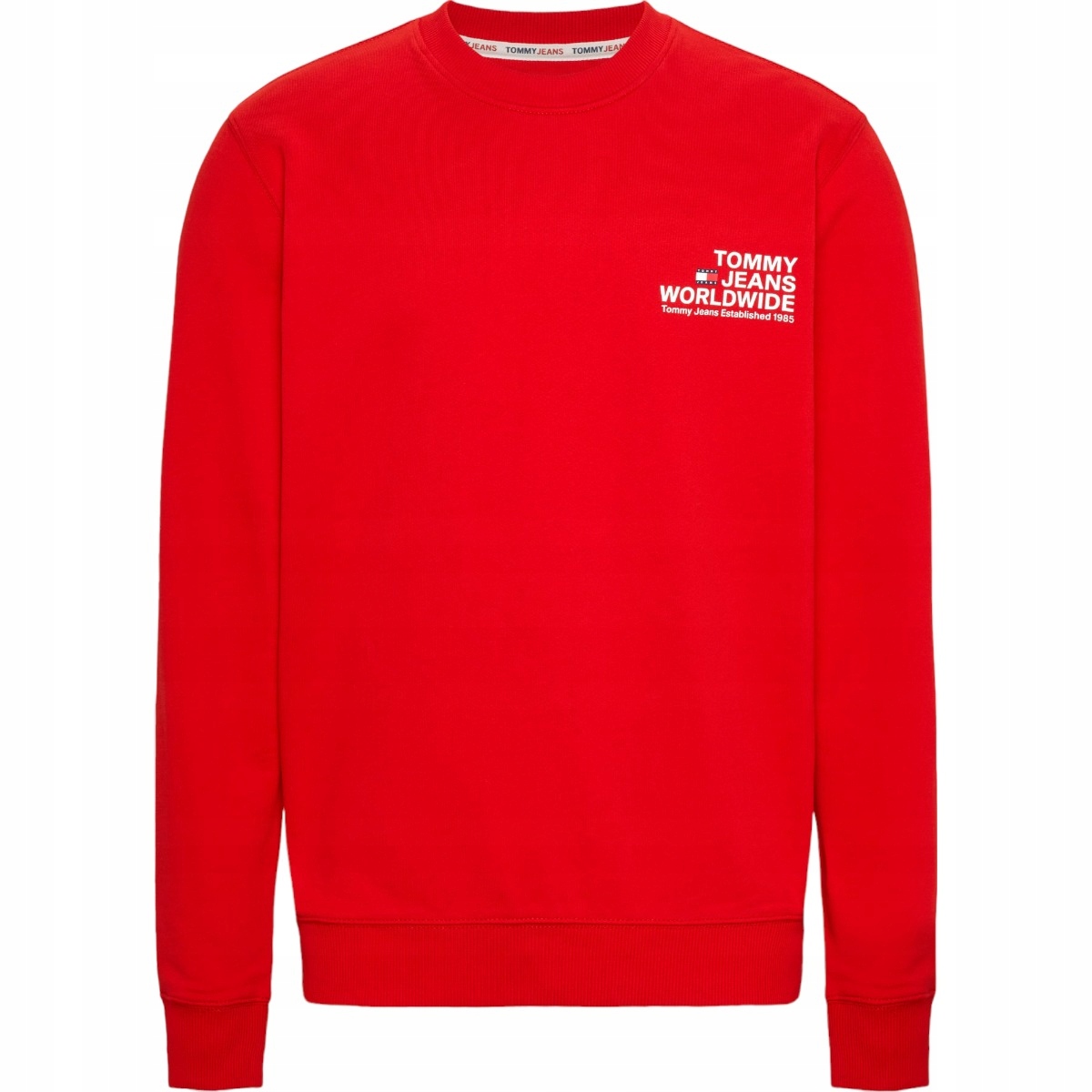 Tommy Hilfiger Bluza Męska Reg Entry Czerwona r.L