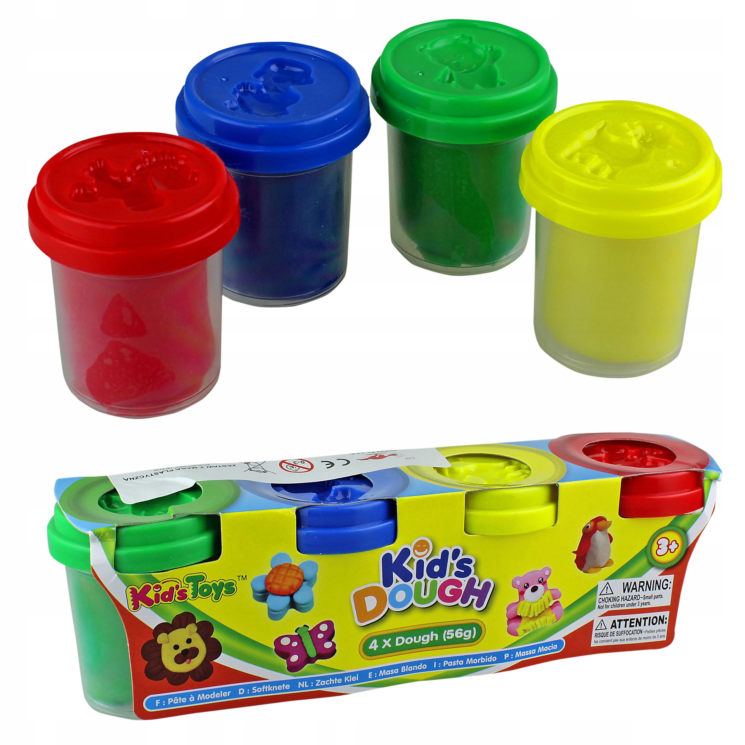 

Ciastolina 4 kolory Masa Plastyczna Zwierzęta