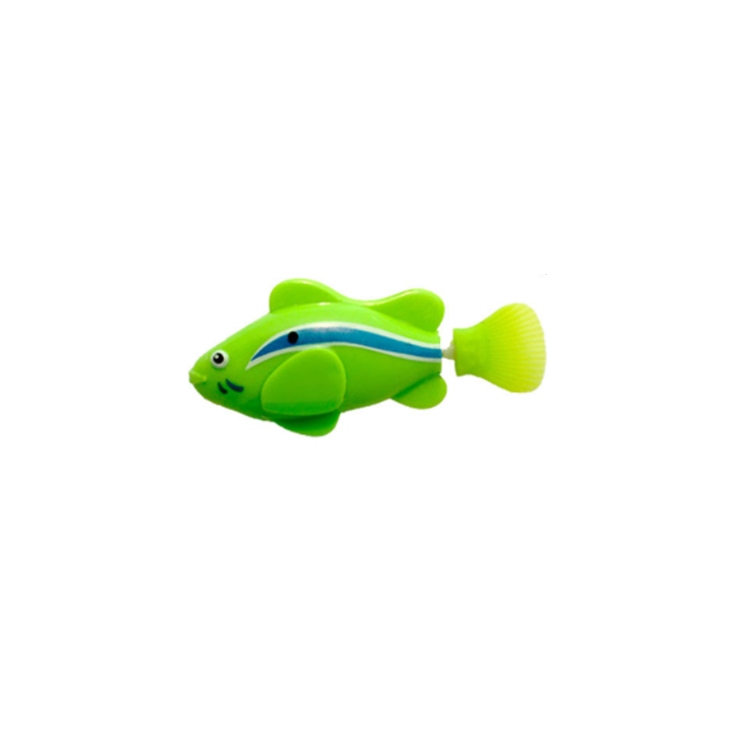 

Elektroniczna zielona rybka robofish do wanny