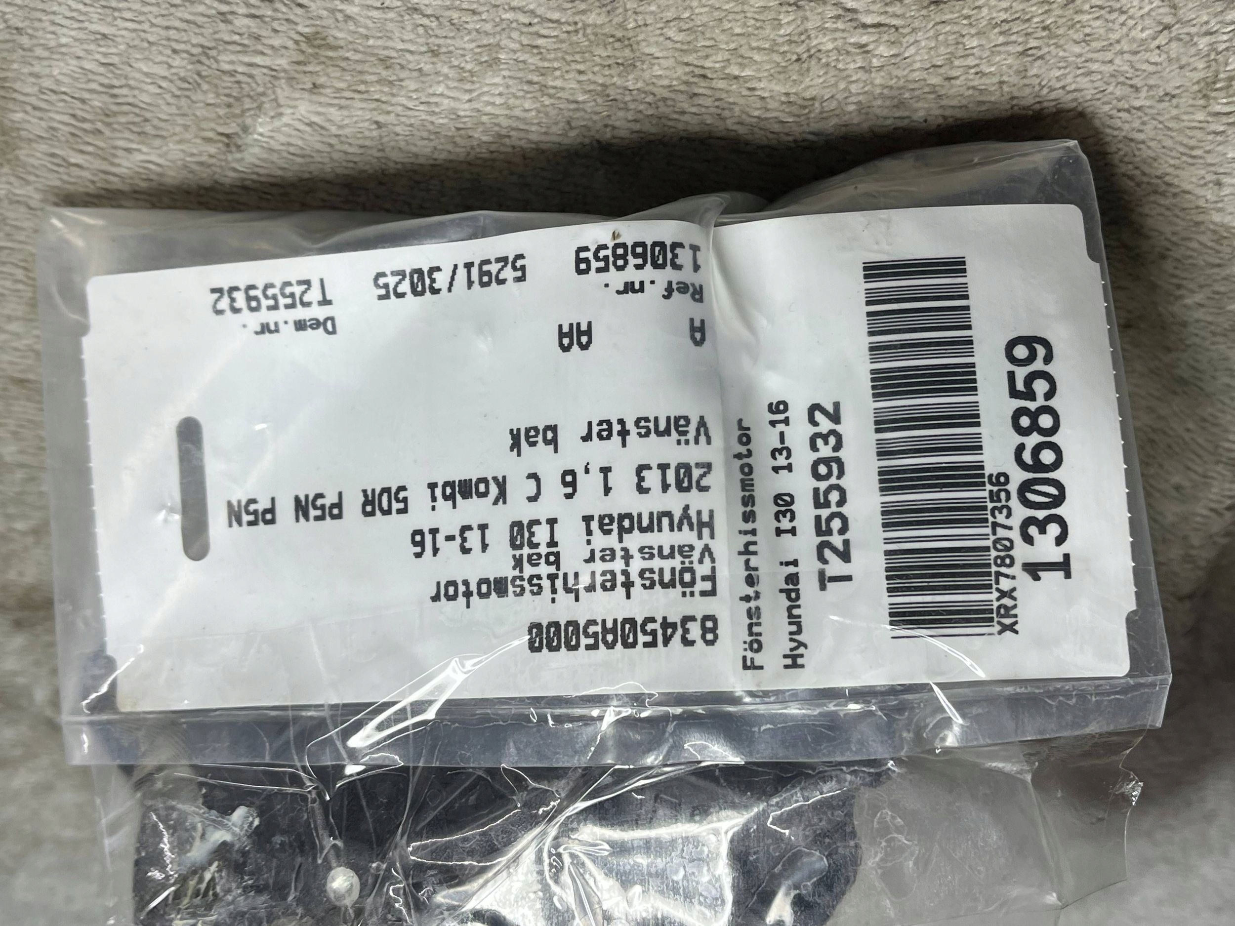 HYUNDAI I30 II HB mini motor windows rear part left 83450-A5000 !J