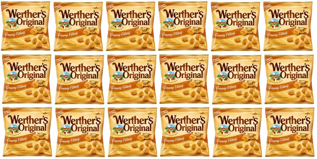 18x 80g Werther's Original Creamy Filling Karton