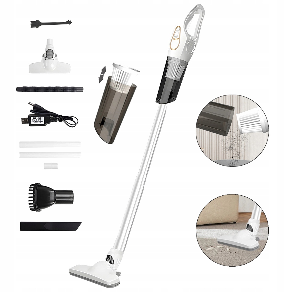 Automatyczną Odkurzacz Pionowy do Domu, Bezprzewodowy Odkurzacz do Sierści