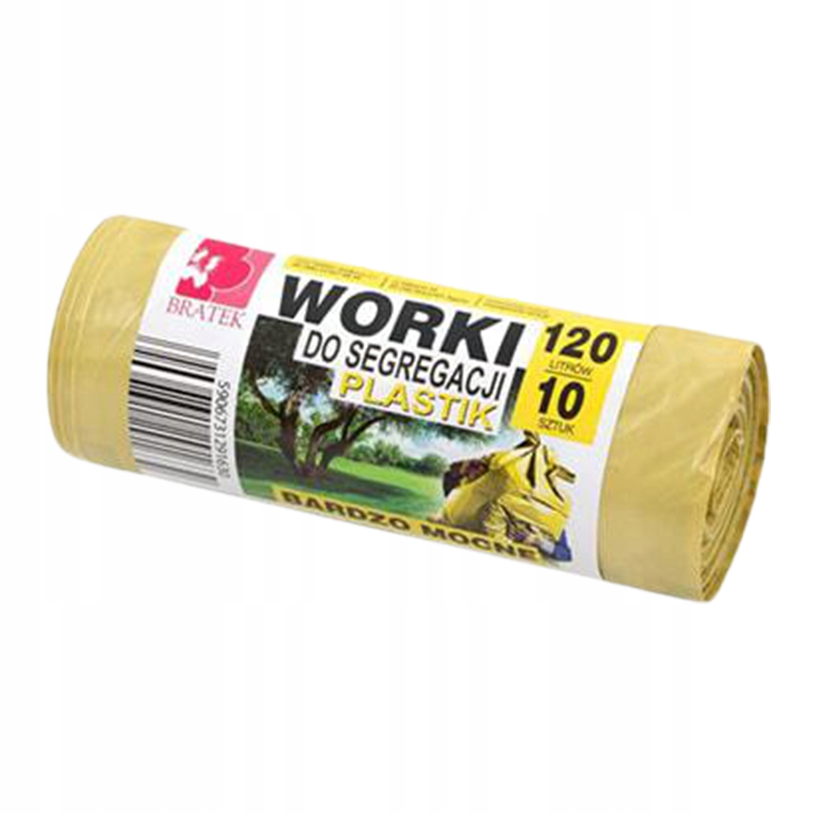 

Worki do segregacji śmieci Plastik Żółte 120L