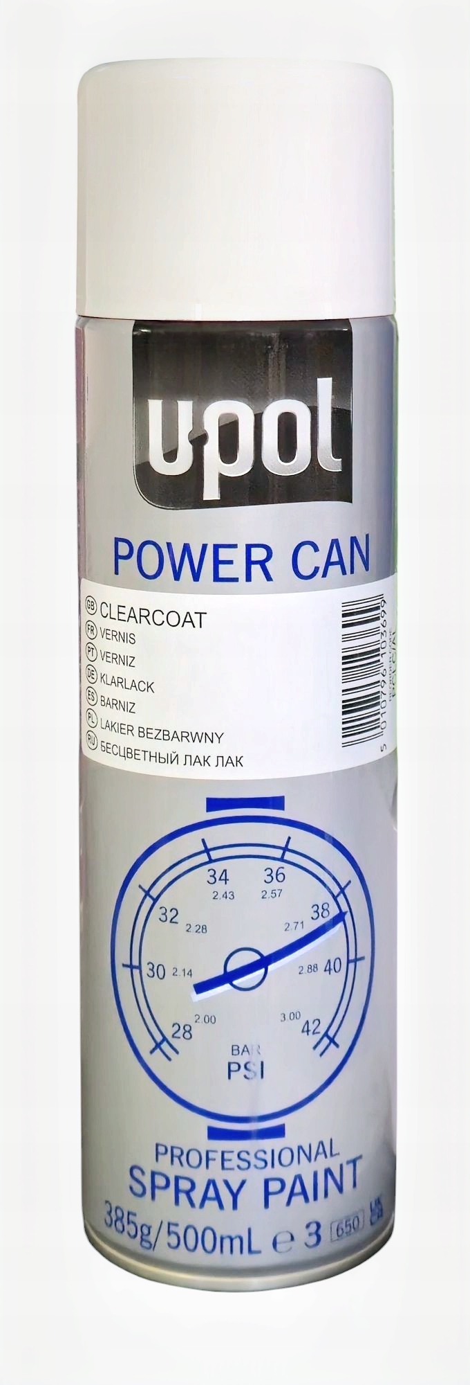 U-pol Power Can Lakier bezbarwny w spray 500ml