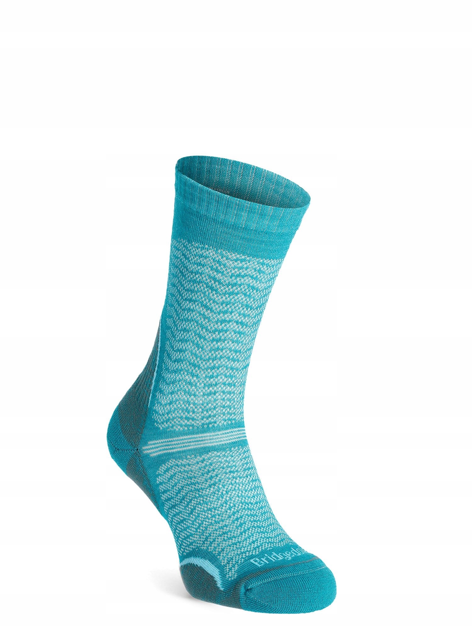 Ponožky do hor Bridgedale Hike Ultra Lt T2 Merino P Crew teal 38-40