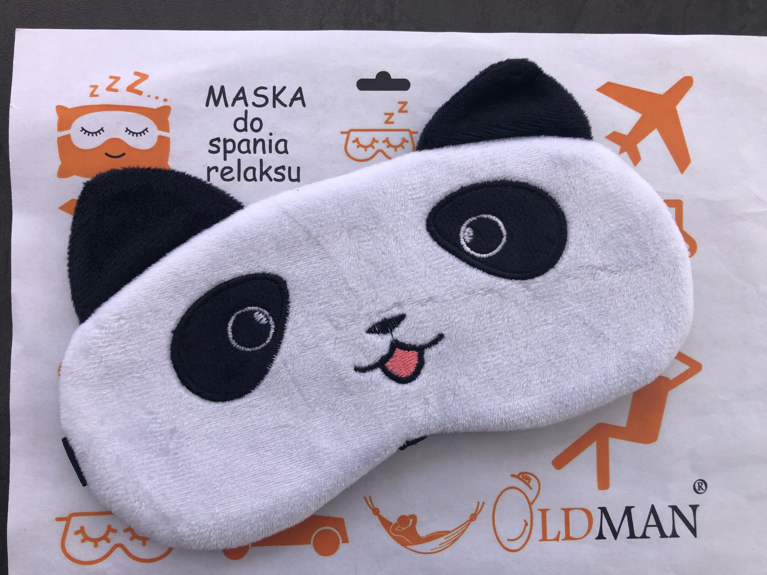 OPASKA NA OCZY MASKA DO SPANIA SNU RELAKSU PANDA Kod producenta OPASKA DLA DZIECI NA OCZY