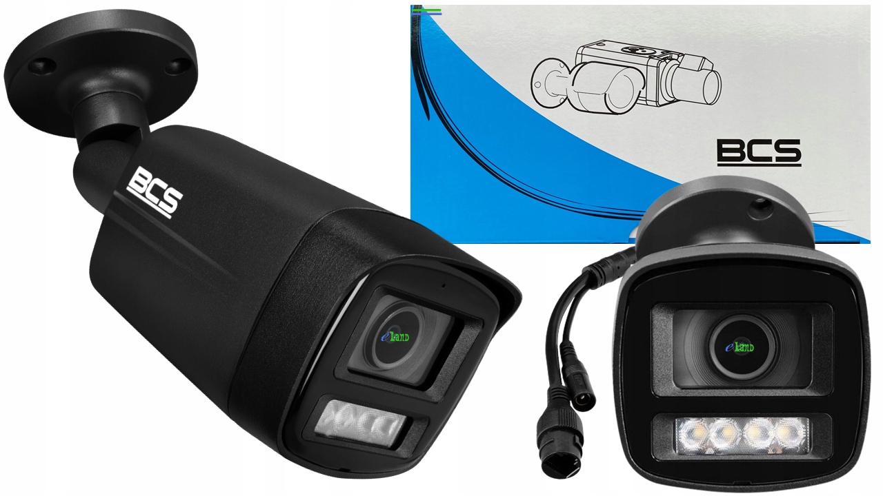 Kamera Ip BCS-L-TIP14FCL5-Ai1-G 4MPx; 2,8mm; NightColor 50m