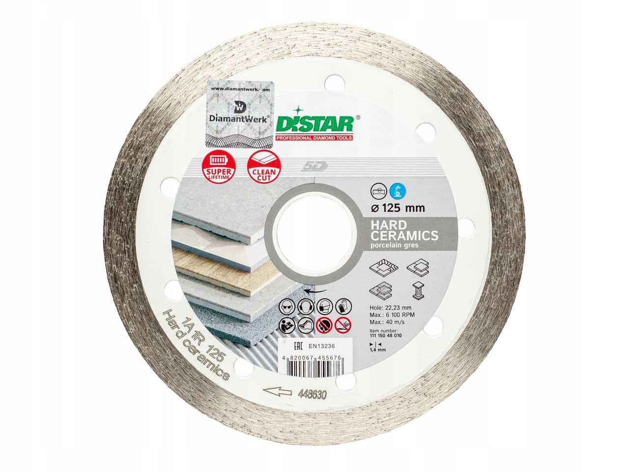 

Tarcza Do Cięcia Gresu Distar Hard Ceramics 125MM