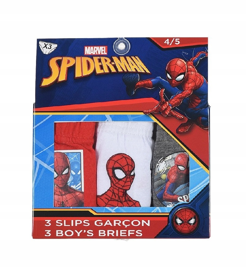 

Chłopięcy komplet majtek Spider-Man Marvel 3-pak