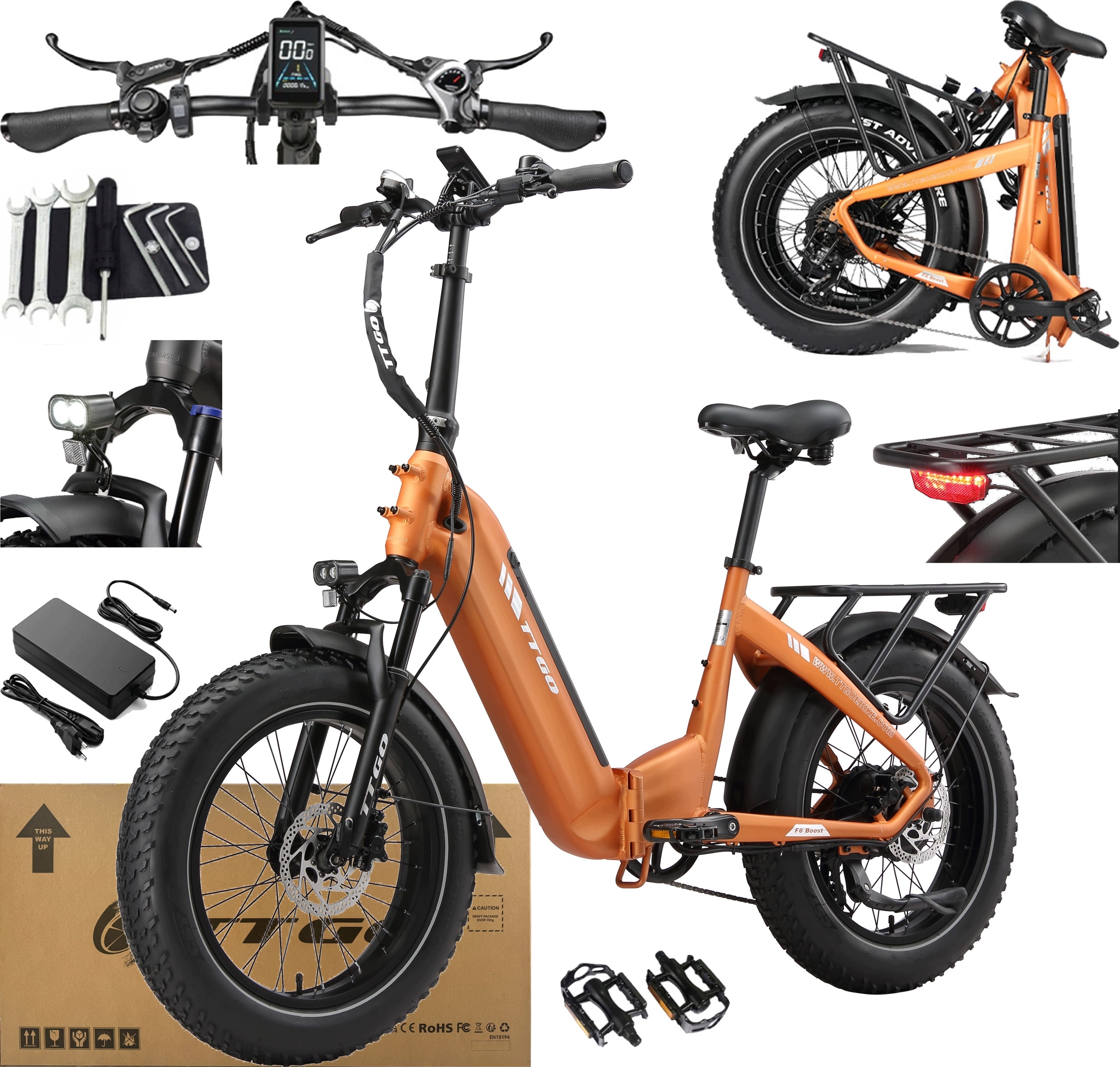 Ttgo F6 Boost Elektrokolo 250W 70NM 25kKM/H 18AH 140KM 20*4"