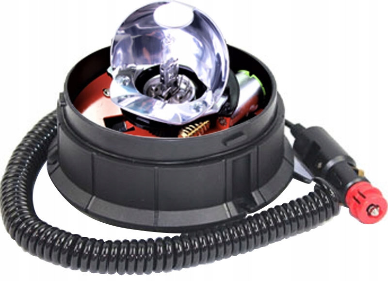 LAMPA OSTRZEGAWCZA NA ŻARÓWKĘ H1 HALOGENOWA KOGUT 12/24V NA MAGNES EAN (GTIN) 5902135673805